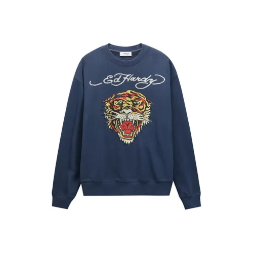 Ed Hardy Midnight Blue Мужские Свитшоты