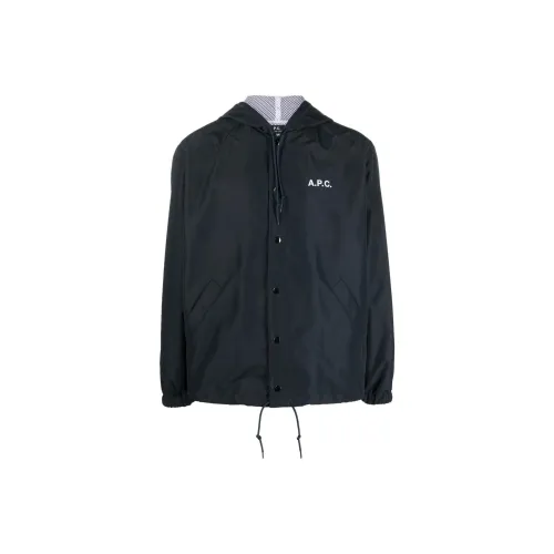 A.P.C. Joint Paragraph Темно-синие Мужские Куртки