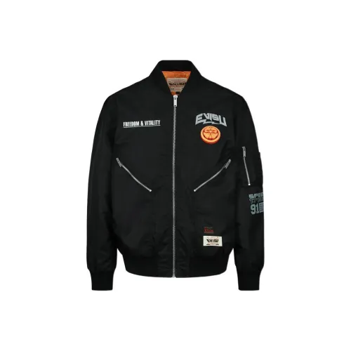 EVISU Мужские черные куртки