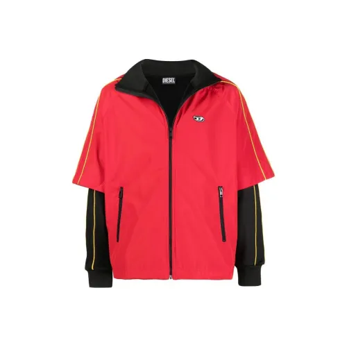 DIESEL Red Men's Jackets DIESEL Красные Мужские Куртки