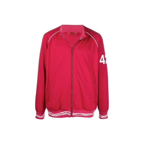 424 Red Men's Jackets