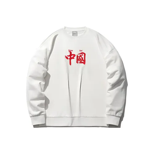 LINING Sports Fashion Collection Белый Унисекс Толстовки