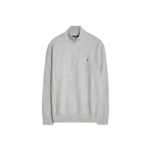 Polo Ralph Lauren FW23 Трикотаж Мужской Светло-Серый