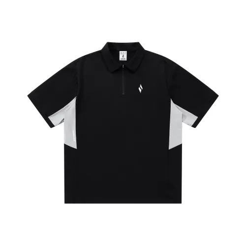 Skechers Yazhuan Series Поло Унисекс Глубокий Черный