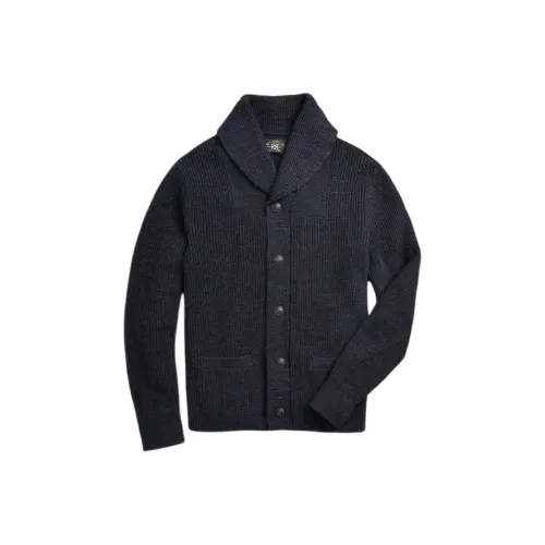 Double RL SS24 Трикотаж Мужской Морской Синий