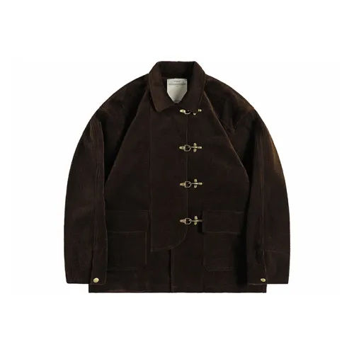 EVISTUB Темно-коричневые мужские куртки