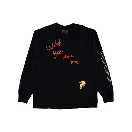 TRAVIS SCOTT Черная унисекс футболка