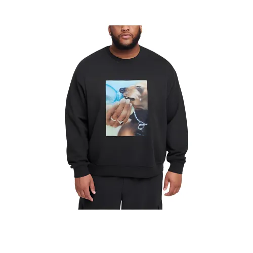 Nike SB Skate Fleece CREW SWEATSHIRT Unisex Black Найк SB Skate Флис CREW SWEATSHIRT Унисекс Черный