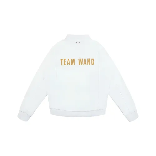 TEAM WANG Белая унисекс куртка