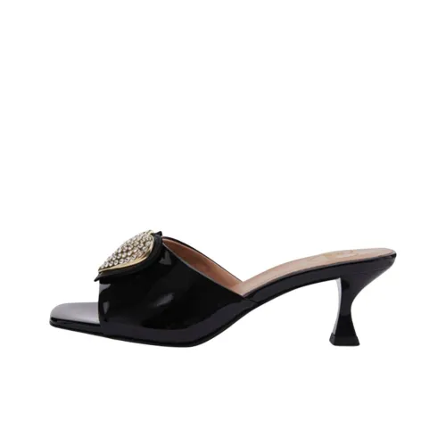 LOVE MOSCHINO Слипоны Женские Черные