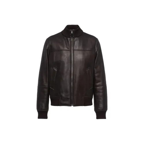 PRADA Коричневые Мужские Куртки