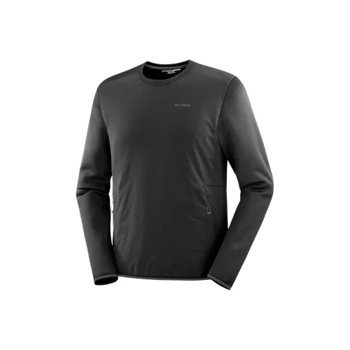 SALOMON OUTLINE Теплый Hybrid Толстовка Мужская Темно-черная