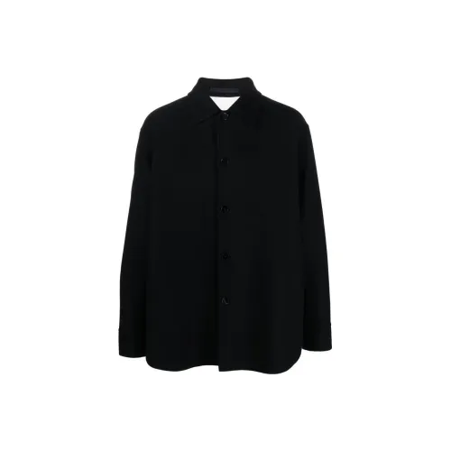 JIL SANDER Мужские черные куртки