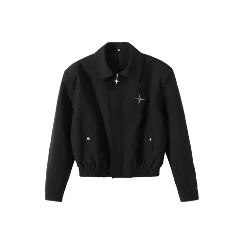ANTERIORLOVED Loose Fit Jacket Unisex Black