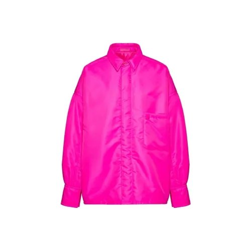 Valentino FW22 Куртки и Пальто Мужской Розовый Красный