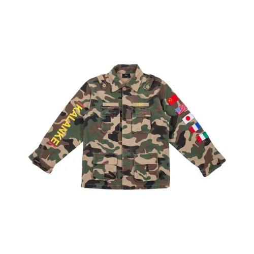 Discover Mental Club Камуфляж Зеленый Мужские Куртки