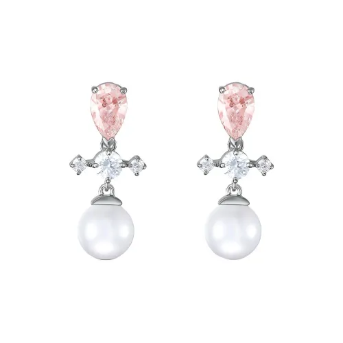Swarovski Attract Soul Кристальные Серьги Розовые Женские