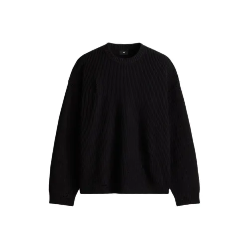H&M Черный Мужской Трикотаж