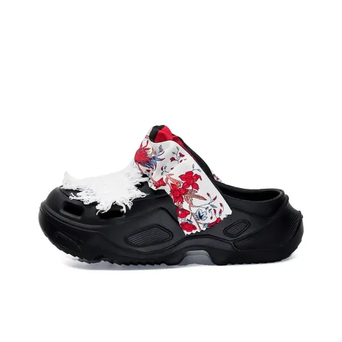 OUBT Винтаж Шип Filigree Полотенце Уличный Cool And Stylish Сабо Унисекс Черный