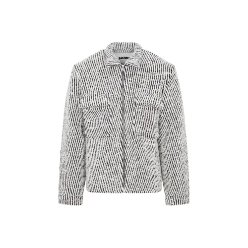 JIL SANDER Мужские черные куртки