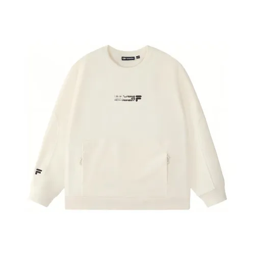 FILA FUSION QR Толстовка Унисекс Облачный Белый