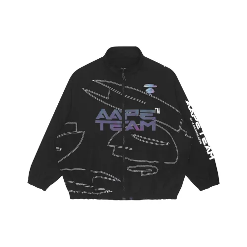 AAPE Черный BKX Мужские Куртки