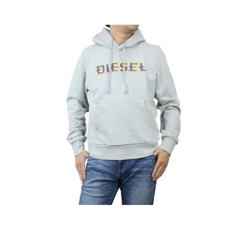 DIESEL Серый Мужской Свитшот