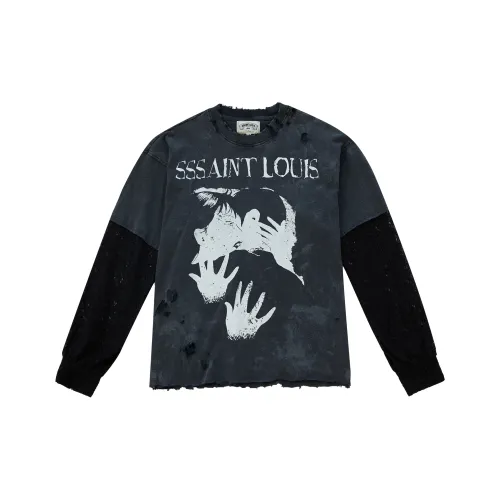SSSAINT LOUIS Толстовка Унисекс Черный