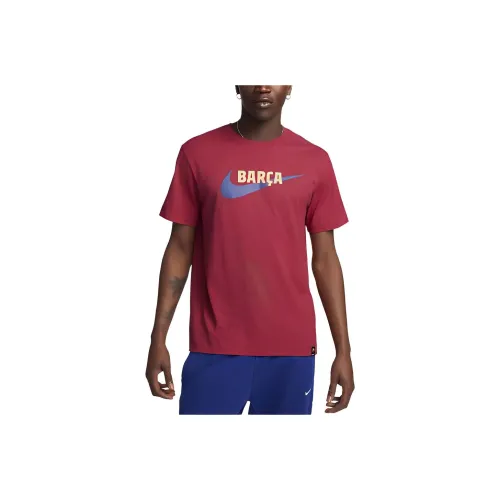 nike FC Barcelona Swoosh T-Shirt Мужская Красная