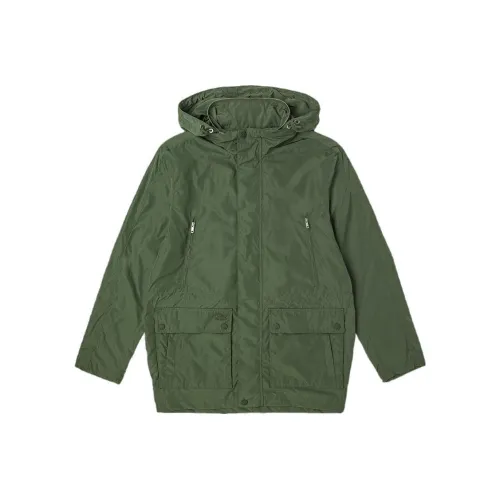 Куртки LACOSTE Collaboration травяного зеленого цвета для мужчин