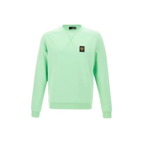 Belstaff Свитшот Мужской Светло-Зеленый