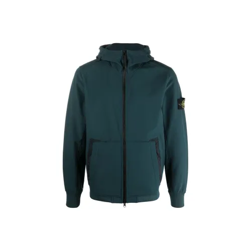 Stone Island Шалфейно-зеленый Мужские Куртки