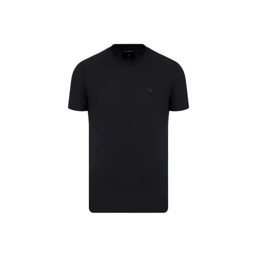 EMPORIO ARMANI FW21 T Рубашка Мужская Темно-синяя