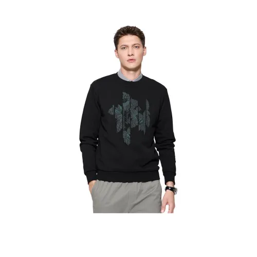 Dance with Wolves Толстовка Мужская Черная