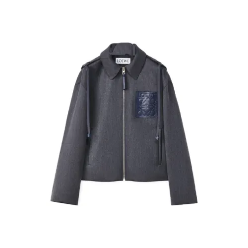 LOEWE FW22 Куртки и Пальто Мужской Серый