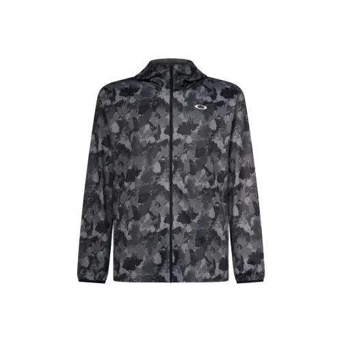 Oakley Enhance KNIT HOODY Куртка 15,0 Куртка Мужская Черная с принтом