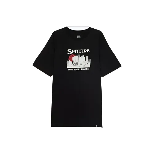 HUF Черная унисекс футболка