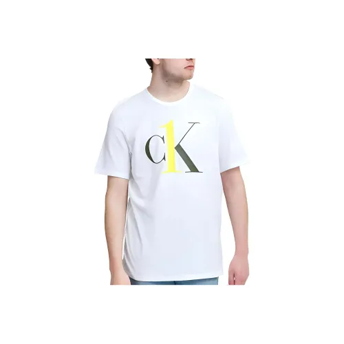 Calvin Klein Белые Мужские T-рубашки