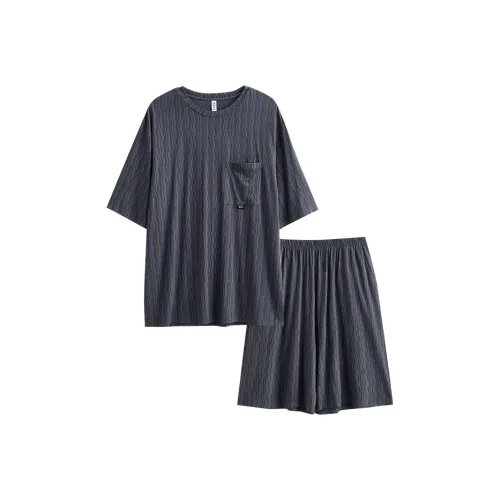 Peninsula City Пижамный комплект свободный крой большой размер мужской