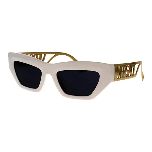 VERSACE Солнцезащитные очки Белый Женские