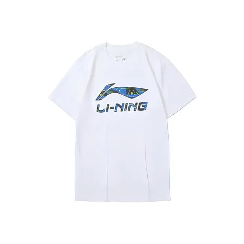 LINING Белая Унисекс Футболка