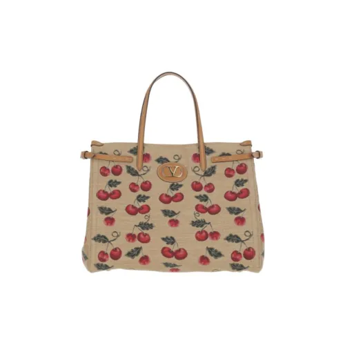 Valentino Cotton Bag Medium Women's Khaki Валентино Хлопок Сумка Средний Женский Хаки