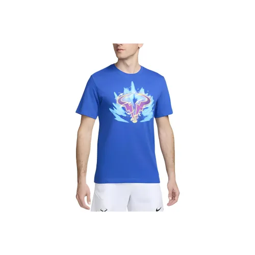 nike RAFA T Рубашка Мужская Королевский Синий