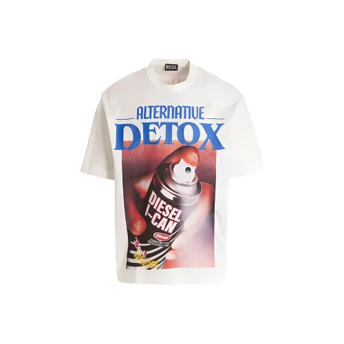 DIESEL Белая Мужская T-Рубашка