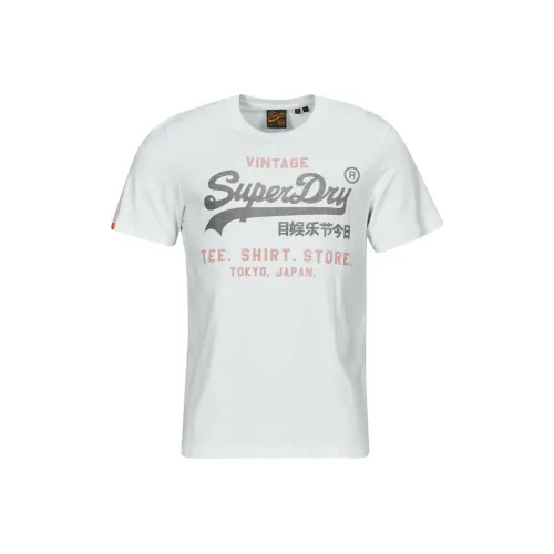 SUPERDRY Белая Мужская Футболка