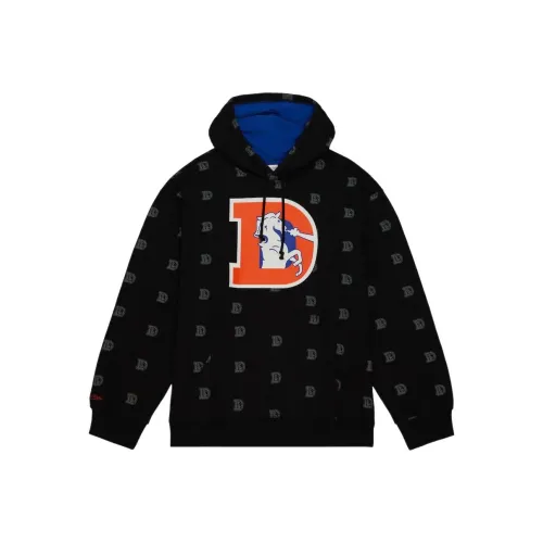 MITCHELL NESS Denver Broncos ALLOVER PRINT Толстовка Мужская Черная
