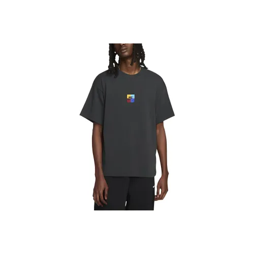 NIKE Серый черный Унисекс Футболка