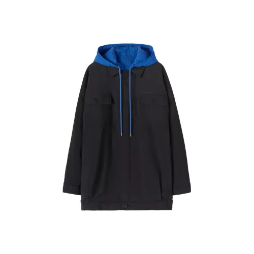 Off Белый Черный Мужские Куртки