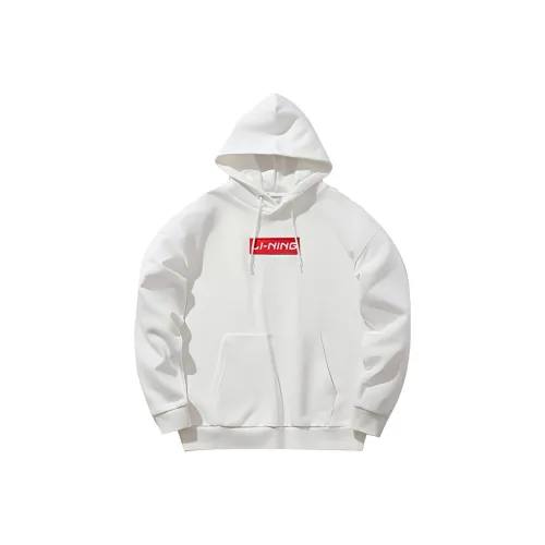 LINING Белый Унисекс Толстовки