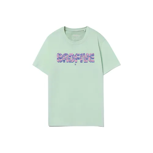 LINING Badfive T-Shirt Мужская Водная Волна Зеленый